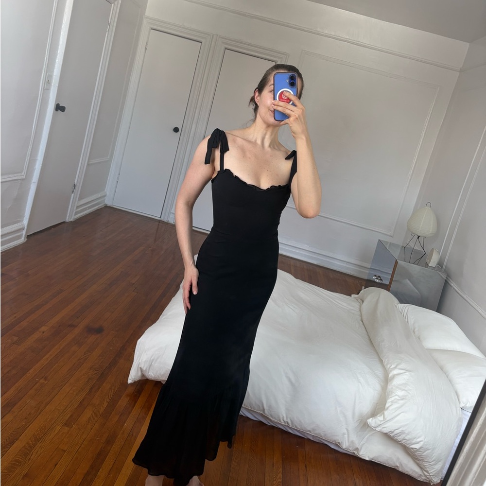 Reformation Nikita Dress – Black, Size 6 - Picture 6 of 6